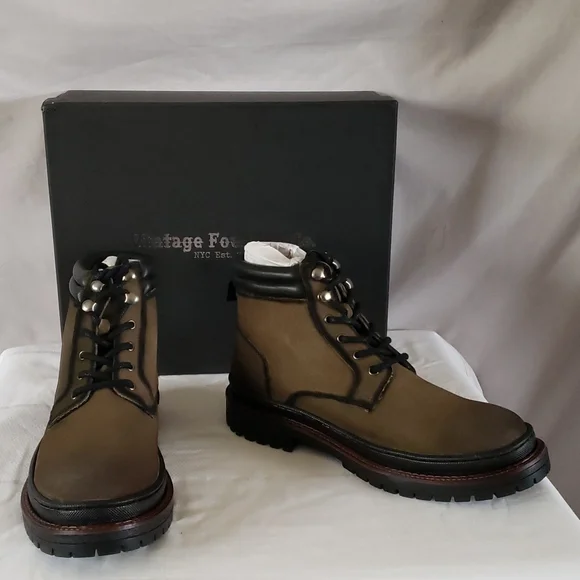 NEW Vintage Foundry Brock Suede Lace-Up Boot Vintage Foundry Co. Brock Men main image 2